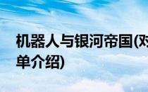 机器人与银河帝国(对于机器人与银河帝国简单介绍)