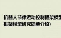 机器人节律运动控制框架模型研究(对于机器人节律运动控制框架模型研究简单介绍)