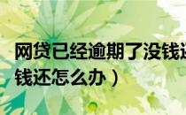 网贷已经逾期了没钱还该怎么办（网贷逾期没钱还怎么办）