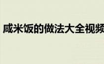 咸米饭的做法大全视频（咸米饭的做法大全）