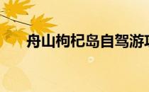 舟山枸杞岛自驾游攻略（舟山枸杞岛）