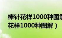 棒针花样1000种图解 编织 毛衣圆衫（棒针花样1000种图解）