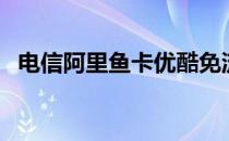 电信阿里鱼卡优酷免流吗（电信阿里鱼卡）