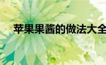 苹果果酱的做法大全（苹果果酱的做法）