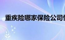 重疾险哪家保险公司性价比最高（重疾险）