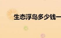 生态浮岛多少钱一平方（生态浮岛）