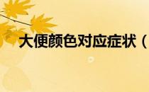 大便颜色对应症状（大便颜色判断图片）
