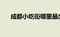 成都小吃街哪里最出名（成都小吃街）