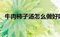 牛肉柿子汤怎么做好吃又入味（牛肉柿子）