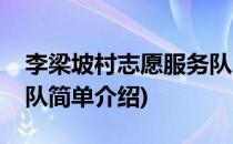 李梁坡村志愿服务队(对于李梁坡村志愿服务队简单介绍)
