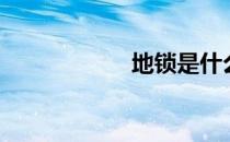 地锁是什么（地锁）