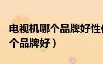 电视机哪个品牌好性价比高100寸（电视机哪个品牌好）