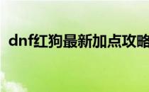 dnf红狗最新加点攻略（dnf红狗最新加点）