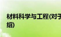 材料科学与工程(对于材料科学与工程简单介绍)