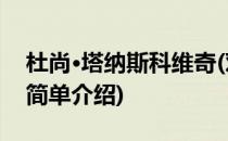 杜尚·塔纳斯科维奇(对于杜尚·塔纳斯科维奇简单介绍)