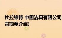 杜拉维特 中国洁具有限公司(对于杜拉维特 中国洁具有限公司简单介绍)