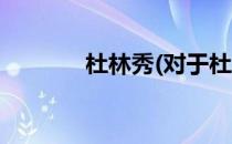 杜林秀(对于杜林秀简单介绍)