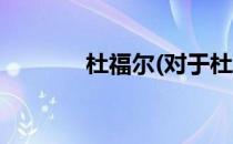 杜福尔(对于杜福尔简单介绍)