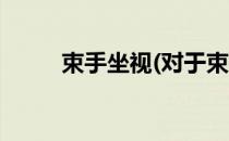 束手坐视(对于束手坐视简单介绍)