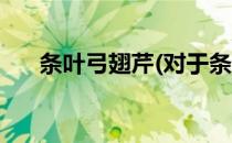 条叶弓翅芹(对于条叶弓翅芹简单介绍)