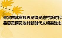 来宾市武宣县思灵镇灵池村新时代文明实践志愿服务队(对于来宾市武宣县思灵镇灵池村新时代文明实践志愿服务队简单介绍)