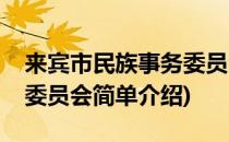 来宾市民族事务委员会(对于来宾市民族事务委员会简单介绍)