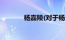 杨嘉陵(对于杨嘉陵简单介绍)