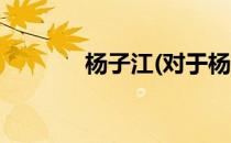 杨子江(对于杨子江简单介绍)