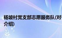 杨坡村党支部志愿服务队(对于杨坡村党支部志愿服务队简单介绍)