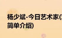 杨少斌-今日艺术家(对于杨少斌-今日艺术家简单介绍)