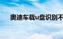 奥迪车载u盘识别不了（u盘识别不了）