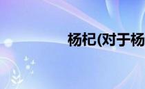 杨杞(对于杨杞简单介绍)