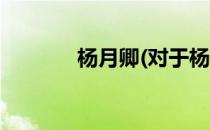 杨月卿(对于杨月卿简单介绍)