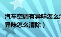 汽车空调有异味怎么清除多少钱（汽车空调有异味怎么清除）