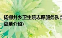 杨柳井乡卫生院志愿服务队(对于杨柳井乡卫生院志愿服务队简单介绍)