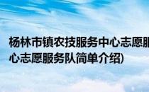杨林市镇农技服务中心志愿服务队(对于杨林市镇农技服务中心志愿服务队简单介绍)