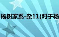 杨树家系-杂11(对于杨树家系-杂11简单介绍)