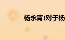 杨永青(对于杨永青简单介绍)