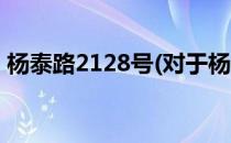 杨泰路2128号(对于杨泰路2128号简单介绍)