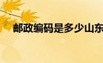 邮政编码是多少山东（邮政编码是多少）