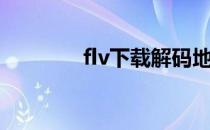 flv下载解码地址（flv下载）