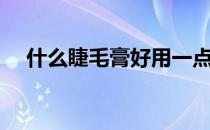 什么睫毛膏好用一点（什么睫毛膏好用）