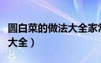 圆白菜的做法大全家常菜做法（圆白菜的做法大全）