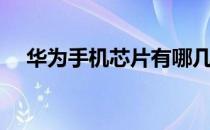华为手机芯片有哪几种（华为手机芯片）