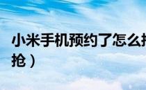 小米手机预约了怎么抢（小米手机预约后怎么抢）