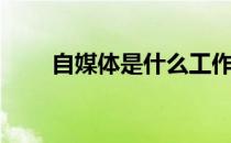 自媒体是什么工作（自媒体是什么）