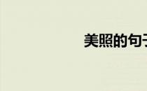 美照的句子（美照）
