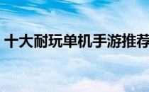 十大耐玩单机手游推荐（十大耐玩单机手游）