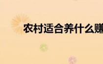 农村适合养什么赚钱（养什么赚钱）