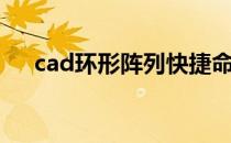 cad环形阵列快捷命令（cad环形阵列）